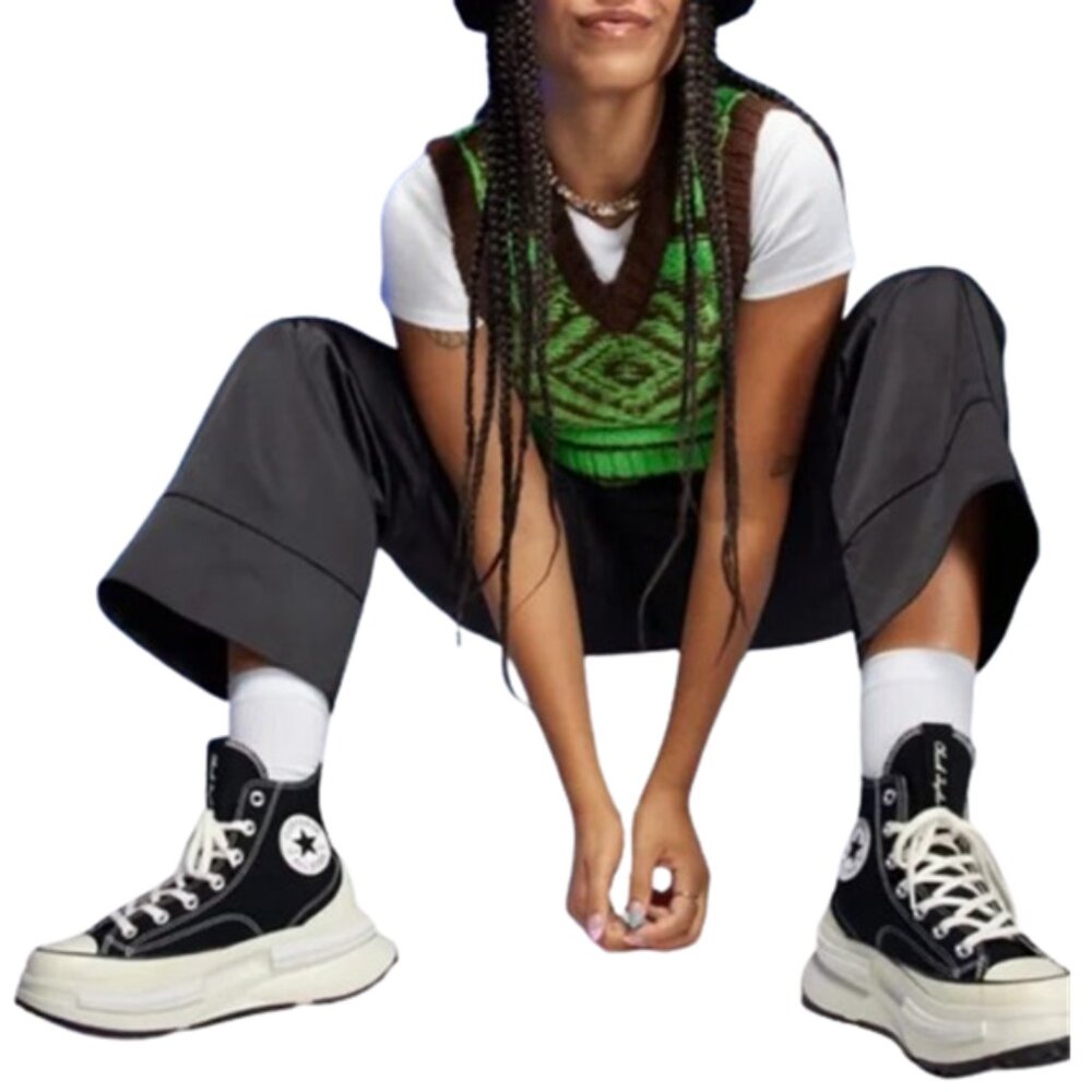 Converse Unisex Run Star Legacy CX Hi Top Skull Sneakers - Picture 7 of 8